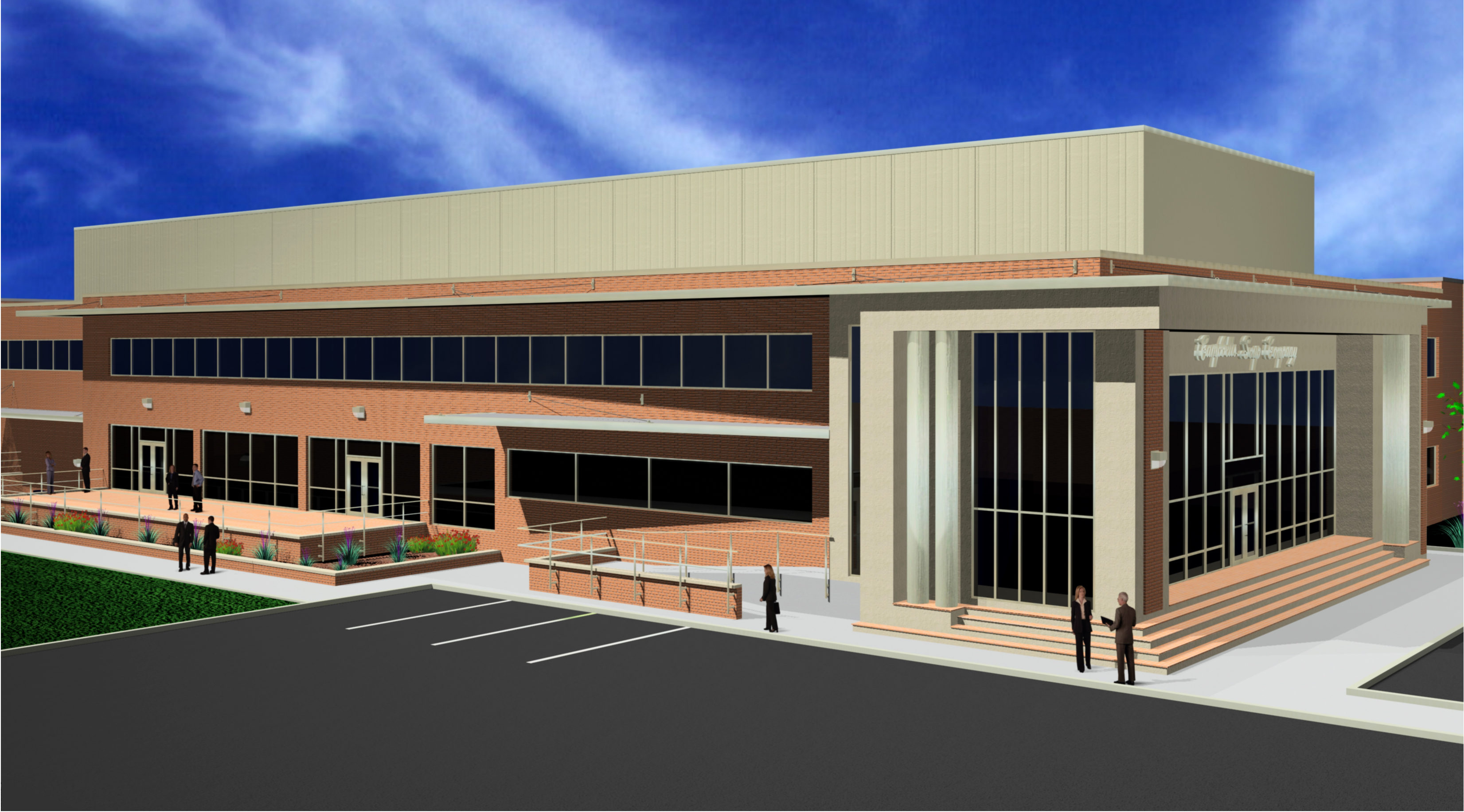 3d rendering of building exterior