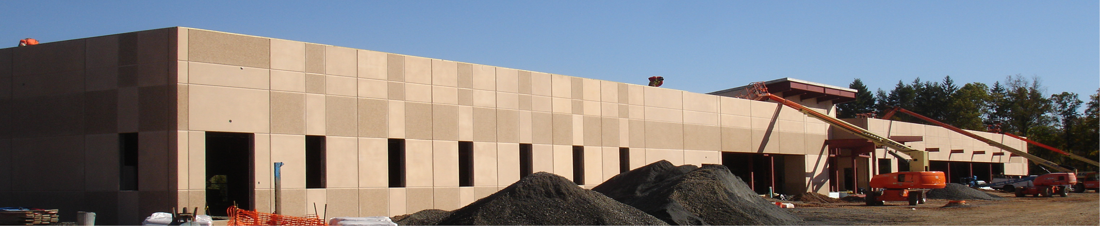 Construction services for new building