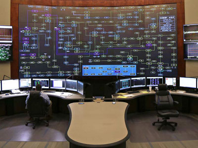 Recently completed project of a control room