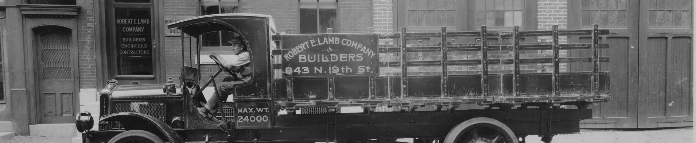 Robert E. Lamb, Inc. first work truck