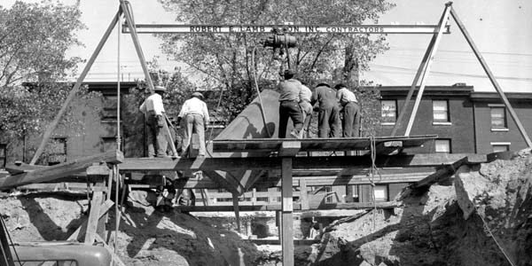 Schmidt Brewery Caissons Foundations 1948