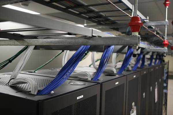cabling in data room
